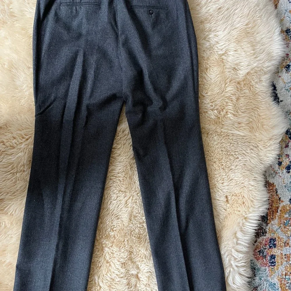 J. Crew Glen Plaid 1035 Trouser in Charcoal - Picture 7 of 7